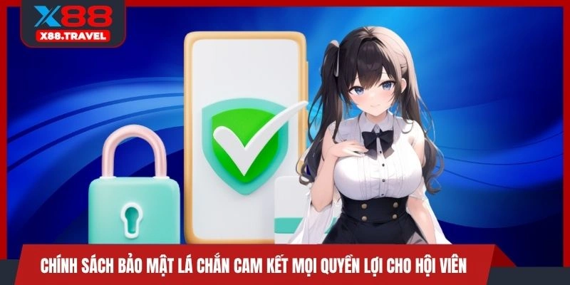 Chính sách bảo mật lá chắn cam kết mọi quyền lợi cho hội viên