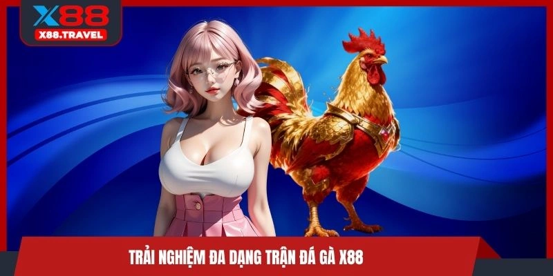 Trải nghiệm đa dạng trận đá gà X88