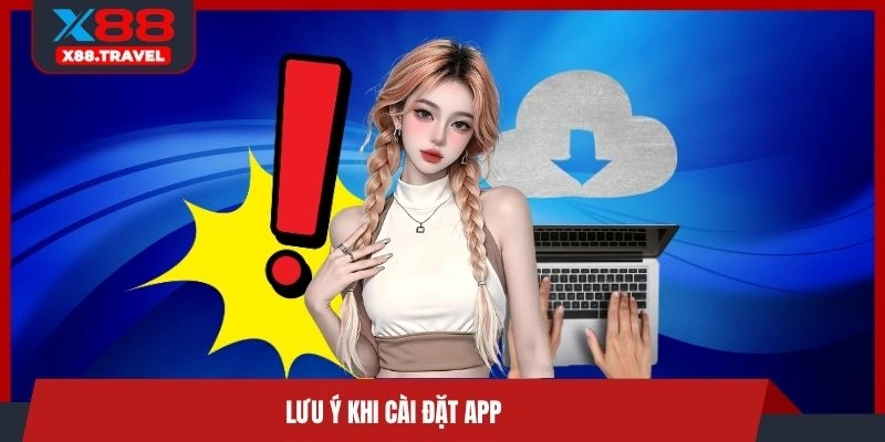 Lưu ý khi cài đặt app